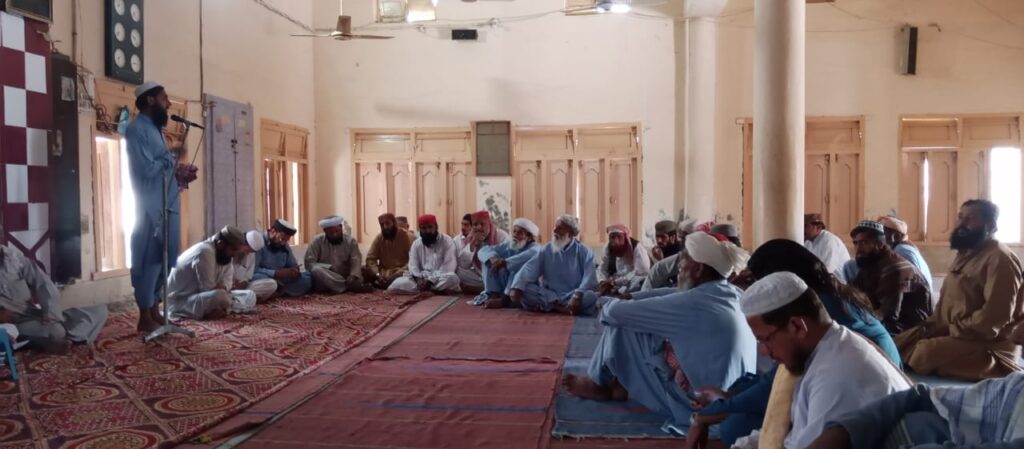جمعیت علماء اسلام تحصیل کندھکوٹ کا اجلاس