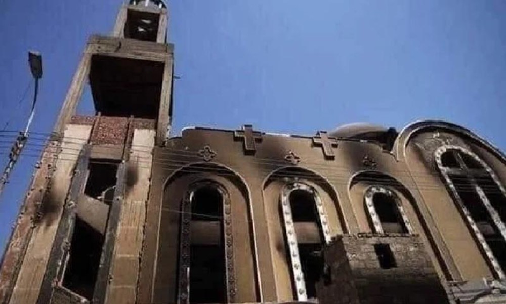 مصر کے گرجا گھر میں آتشزدگی: 41 افراد ہلاک ، 45 زخمی