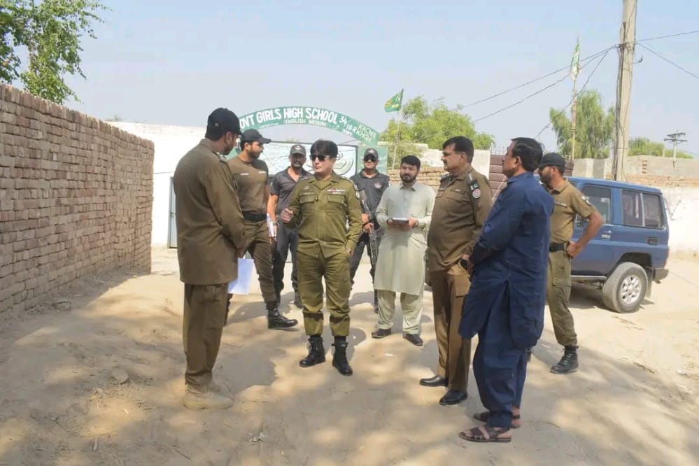 خانیوال پولیس کی جانب سے سکیورٹی کے تمام اقدامات مکمل کرلیے گئے ہیں