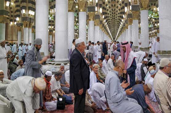 مسجد نبوی میں نماز ادا کرنے والے نمازیوں کی تعداد میں ریکارڈ اضافہ